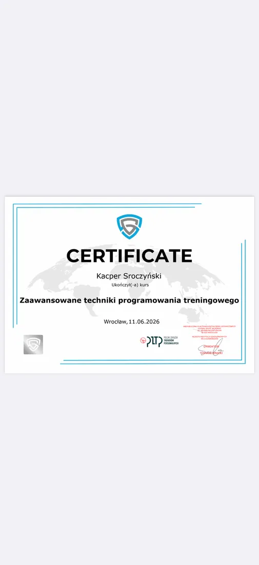 Certyfikat 1